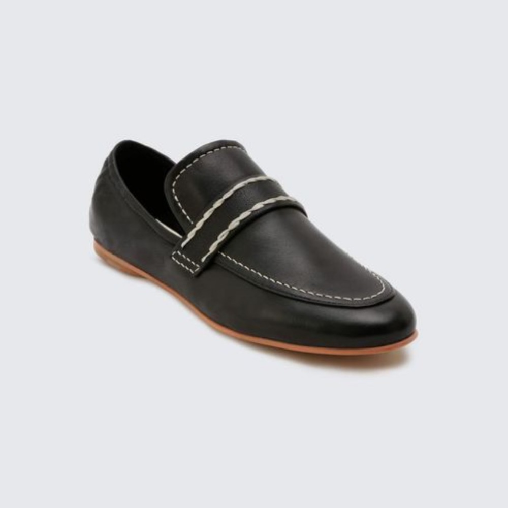 Fraser Black Leather Loafer